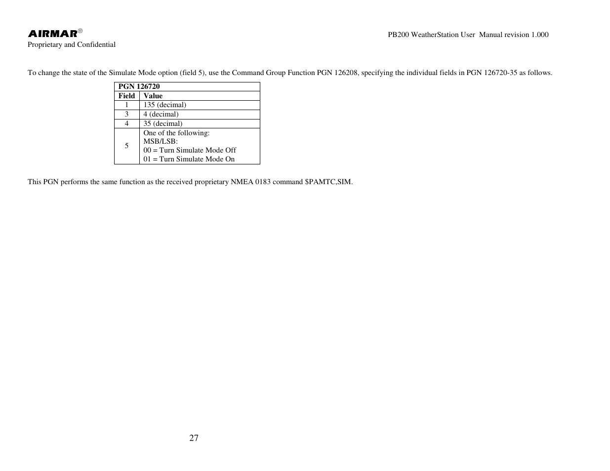 Airmar PB200 User Manual | Page 33 / 151