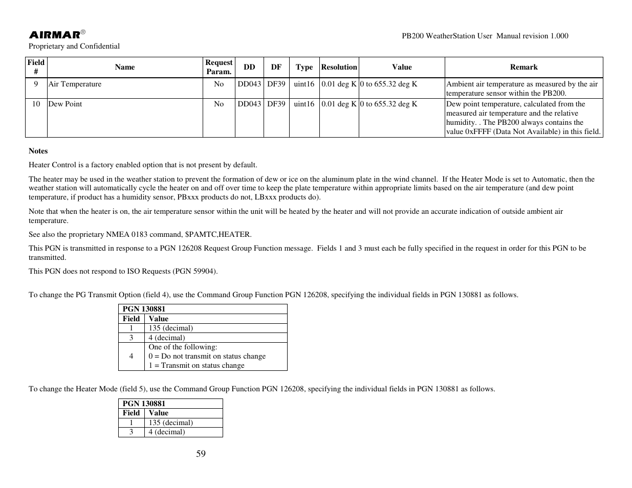 Airmar PB200 User Manual | Page 65 / 151