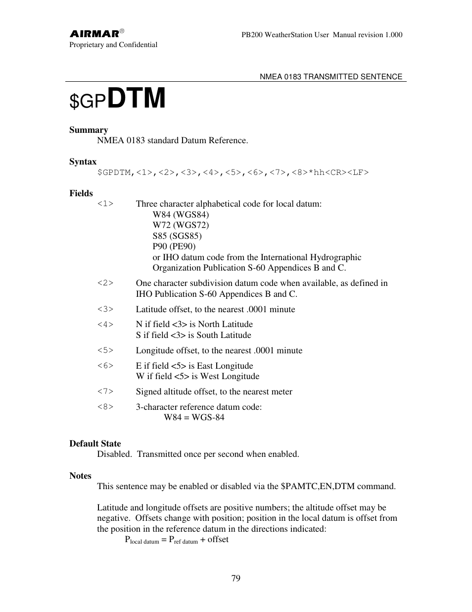 Airmar PB200 User Manual | Page 85 / 151