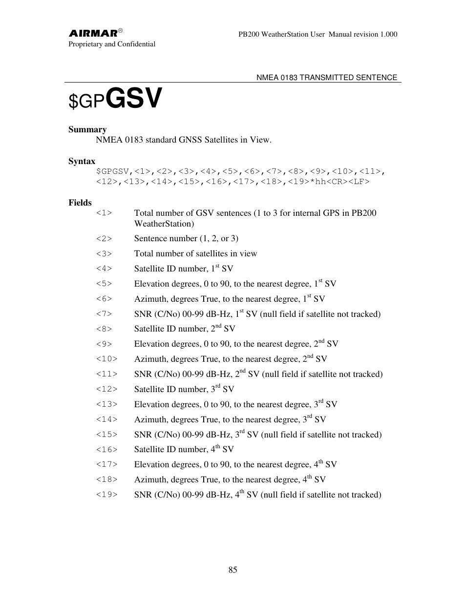 Airmar PB200 User Manual | Page 91 / 151