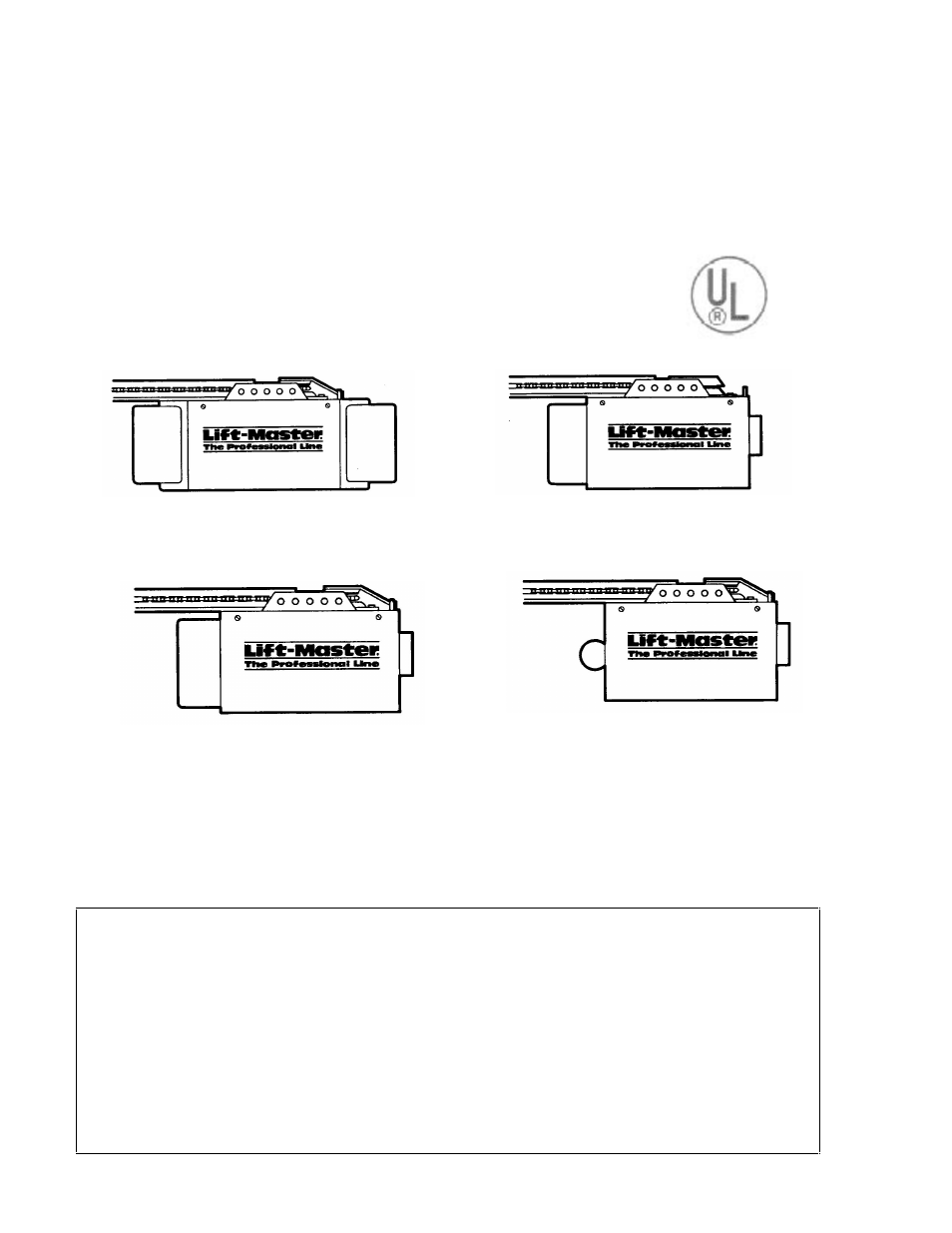 Chamberlain 1156- 1/2HP  EN User Manual | 9 pages