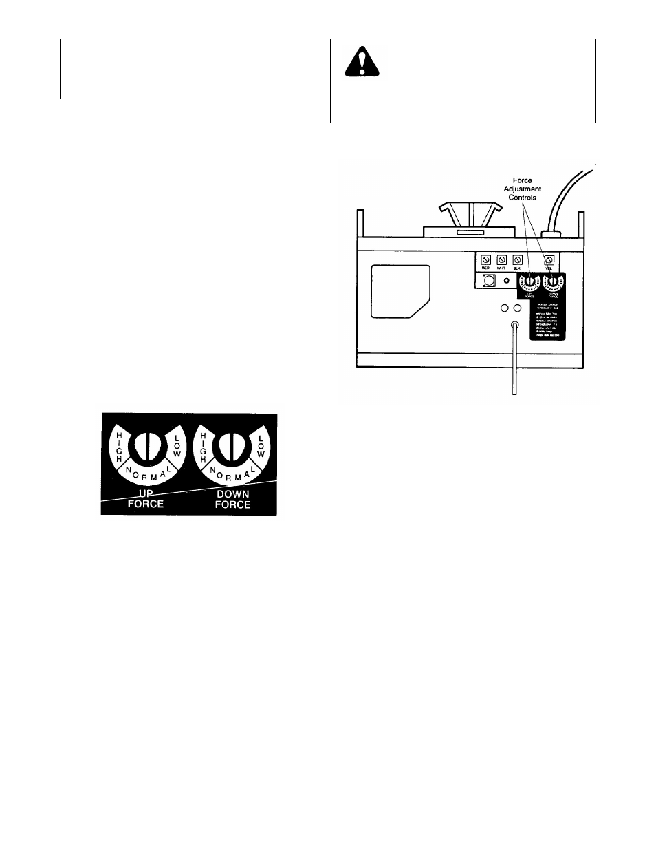 2) adjust force, Adjustment step 2 | Chamberlain 1156- 1/2HP  EN User Manual | Page 4 / 9