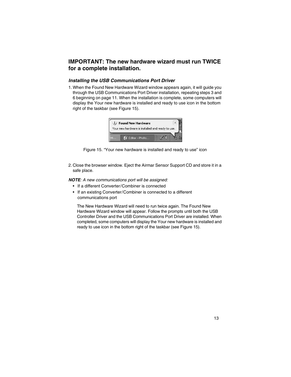 Airmar WeatherCaster™ Software User Manual | Page 13 / 69
