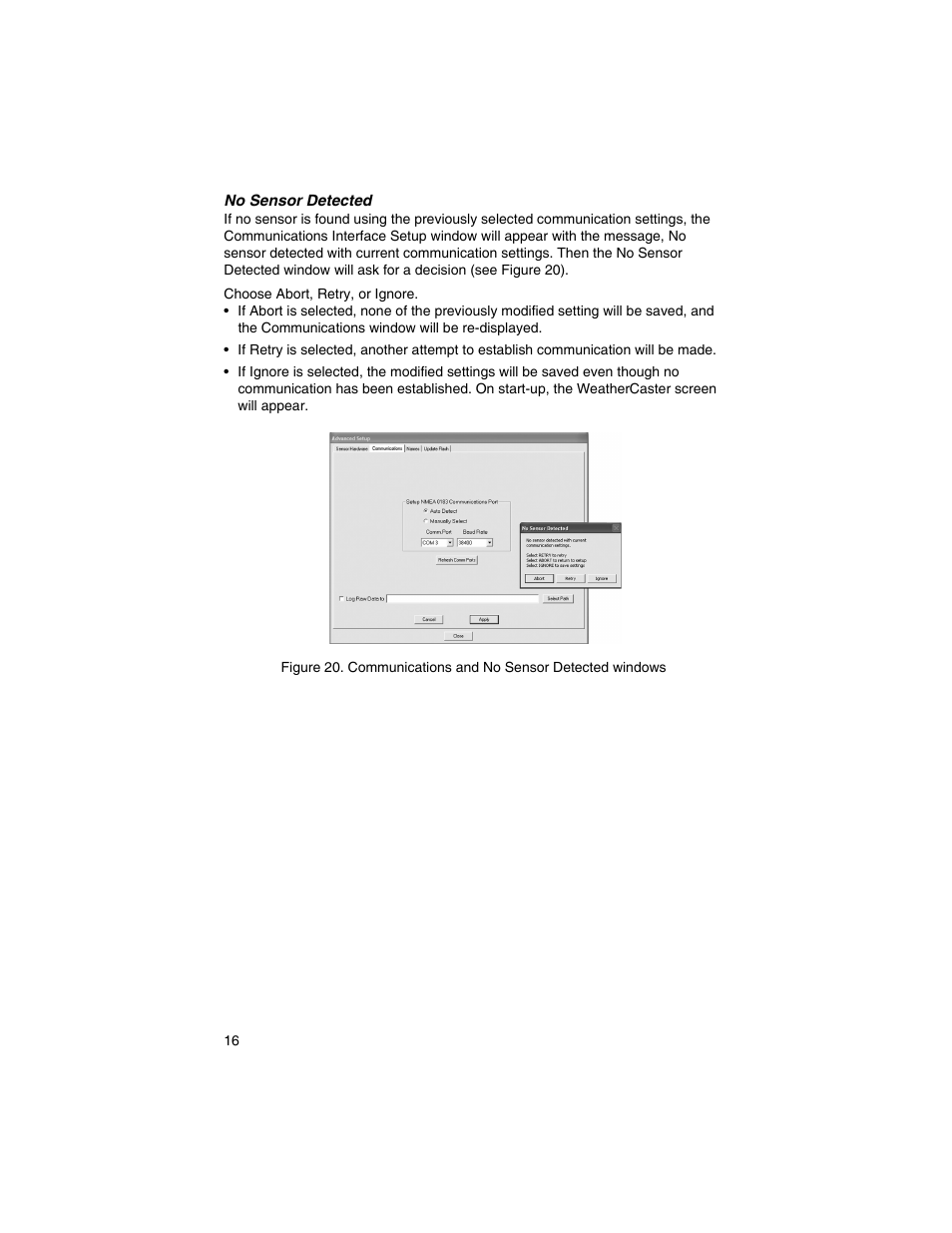 Airmar WeatherCaster™ Software User Manual | Page 16 / 69