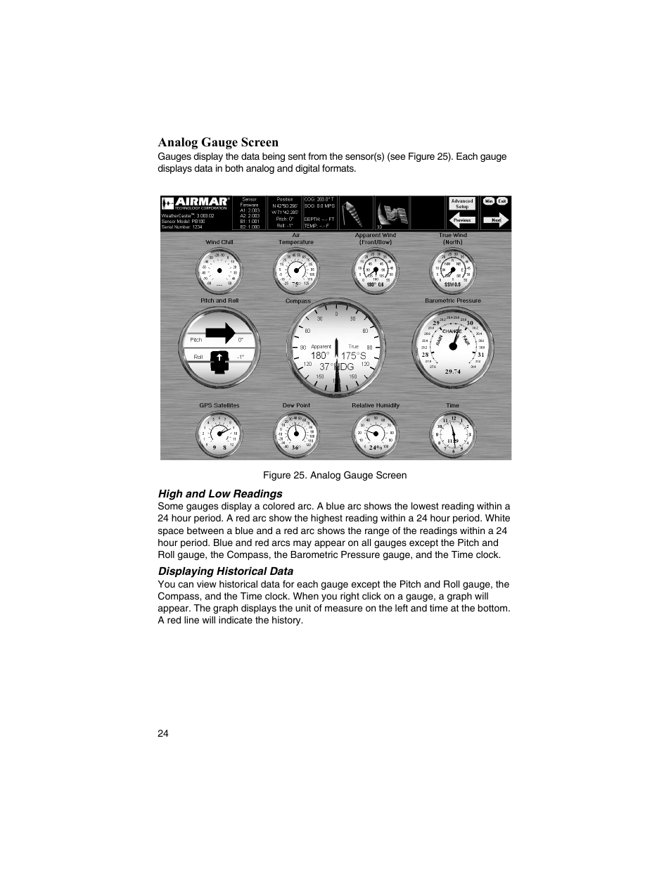 Airmar WeatherCaster™ Software User Manual | Page 24 / 69