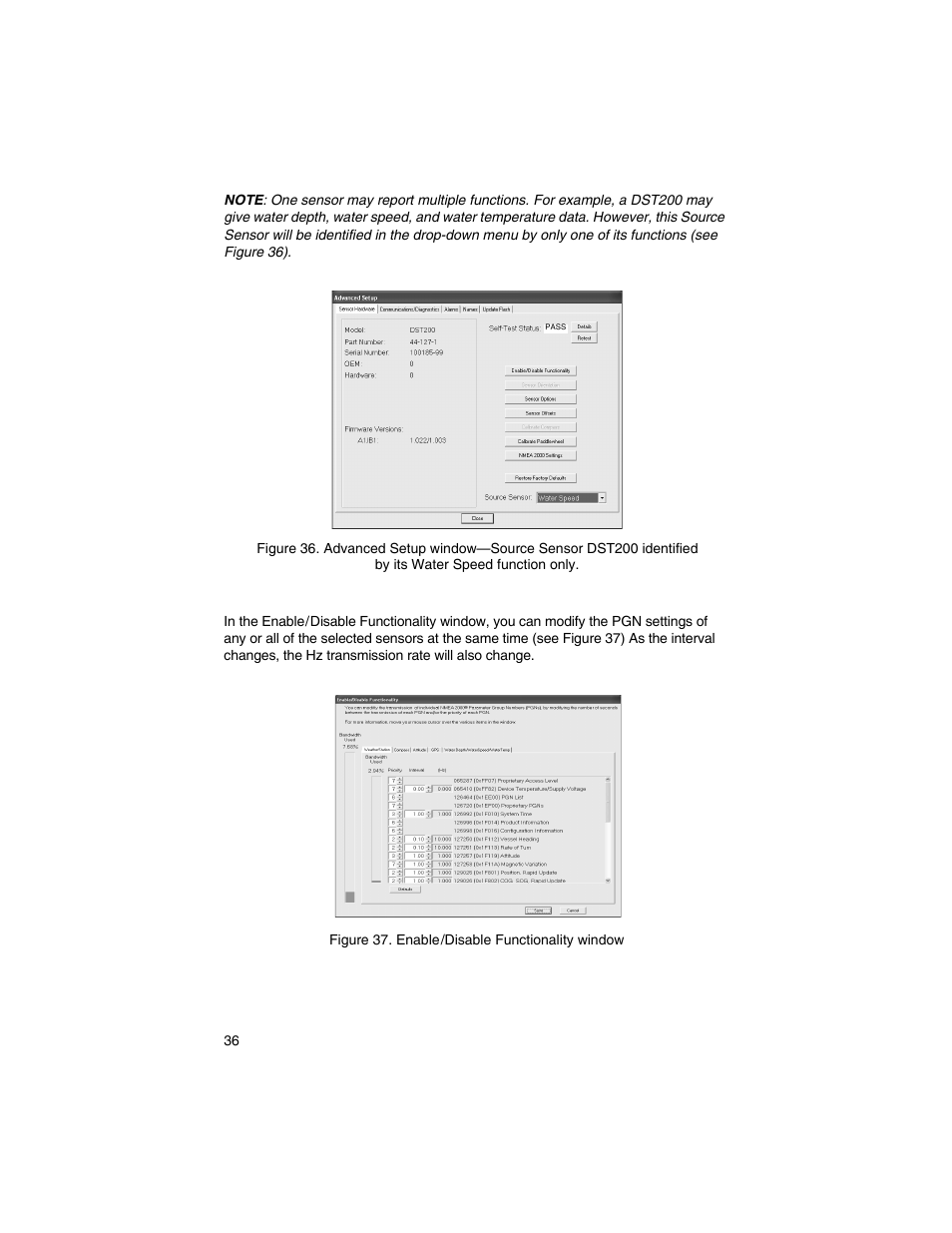 Airmar WeatherCaster™ Software User Manual | Page 36 / 69