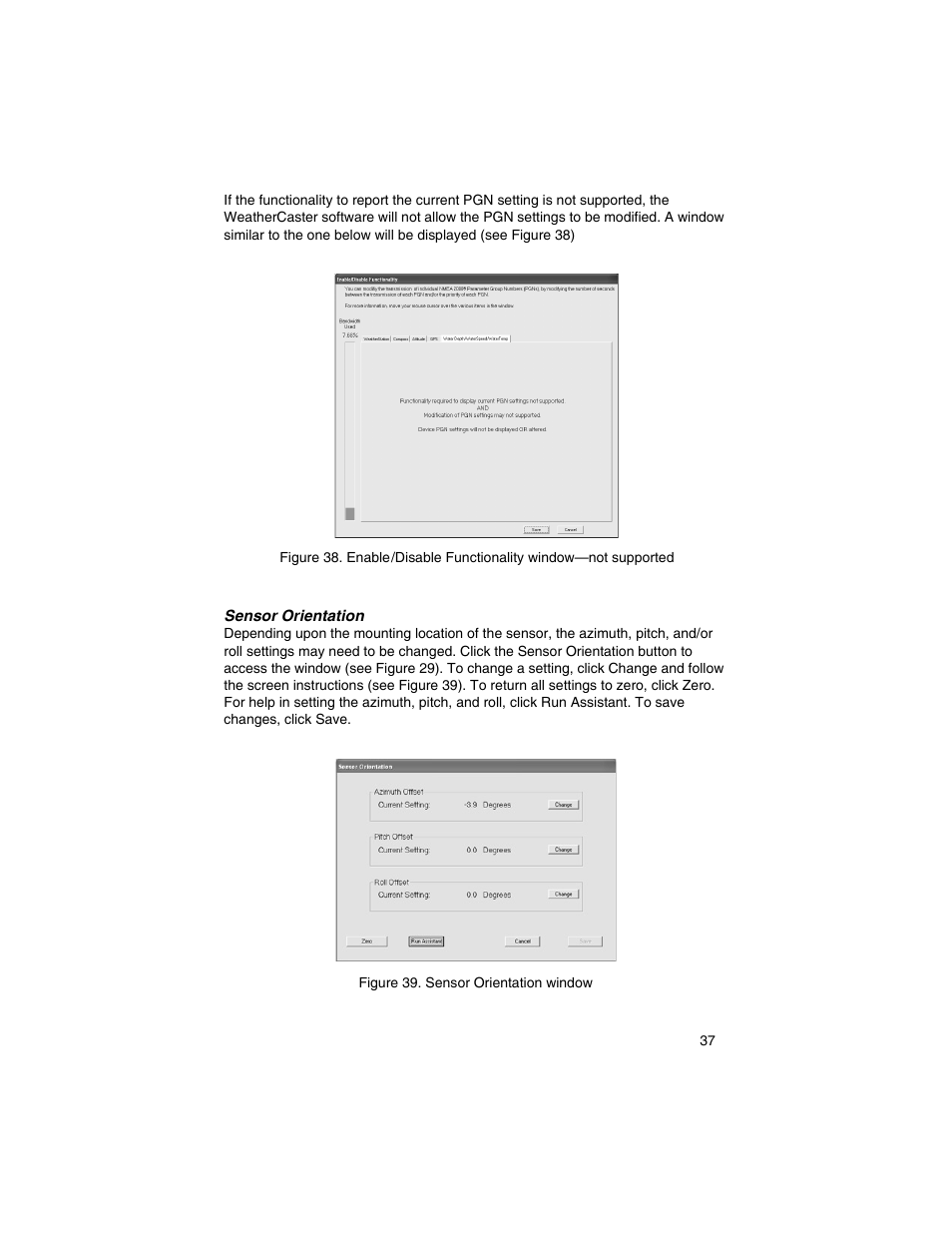 Airmar WeatherCaster™ Software User Manual | Page 37 / 69