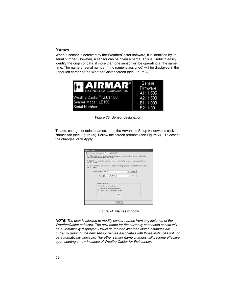 Airmar WeatherCaster™ Software User Manual | Page 58 / 69