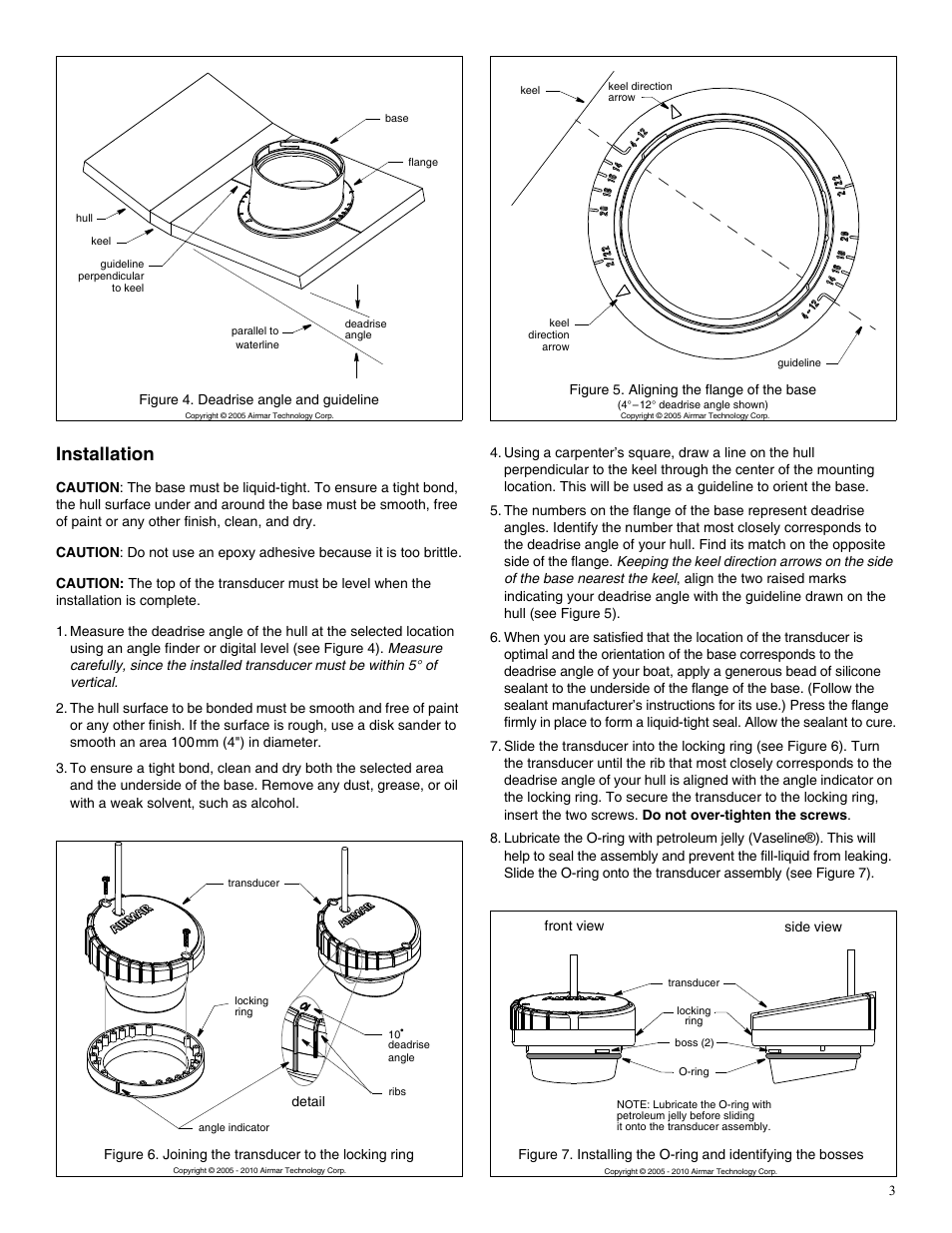 Installation | Airmar P79 User Manual | Page 3 / 4