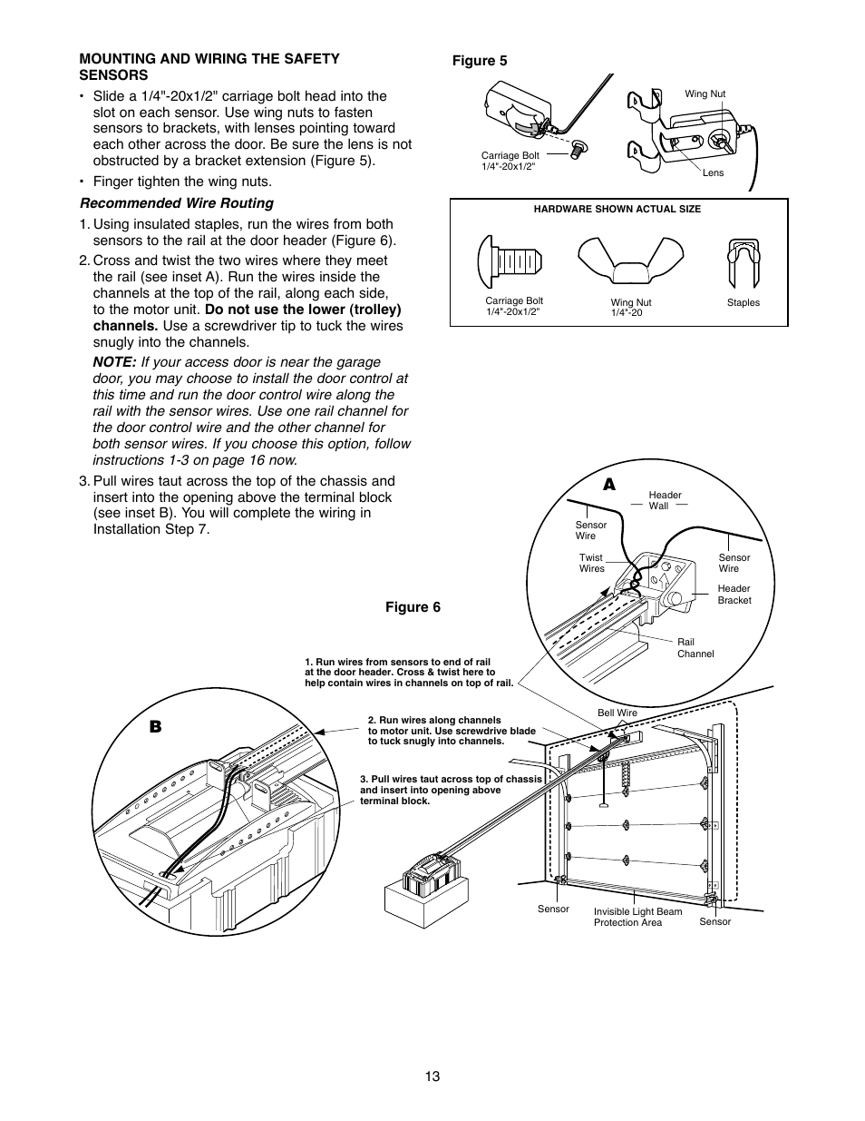 Chamberlain 2220RGD 1/2 HP User Manual | Page 13 / 36