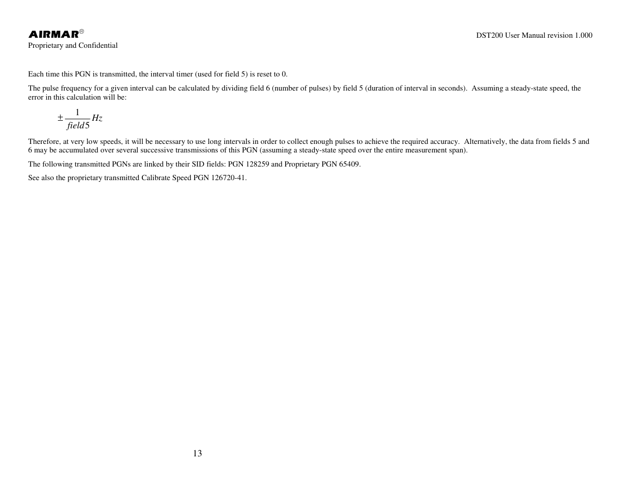 Airmar NMEA 2000® Depth, Датчики User Manual | Page 15 / 62