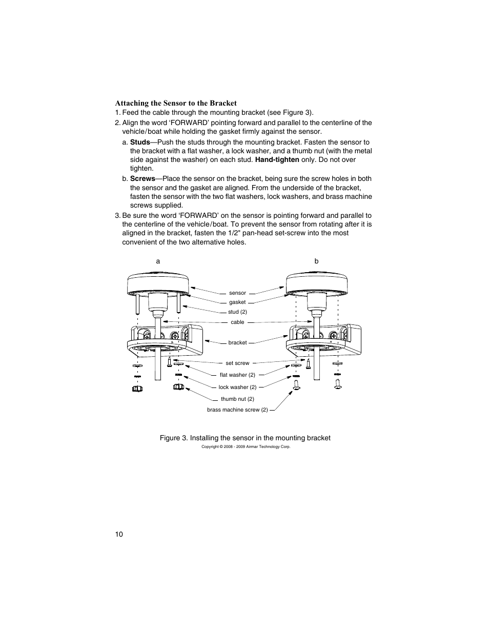 Airmar H2183—Heading Sensor User Manual | Page 10 / 16