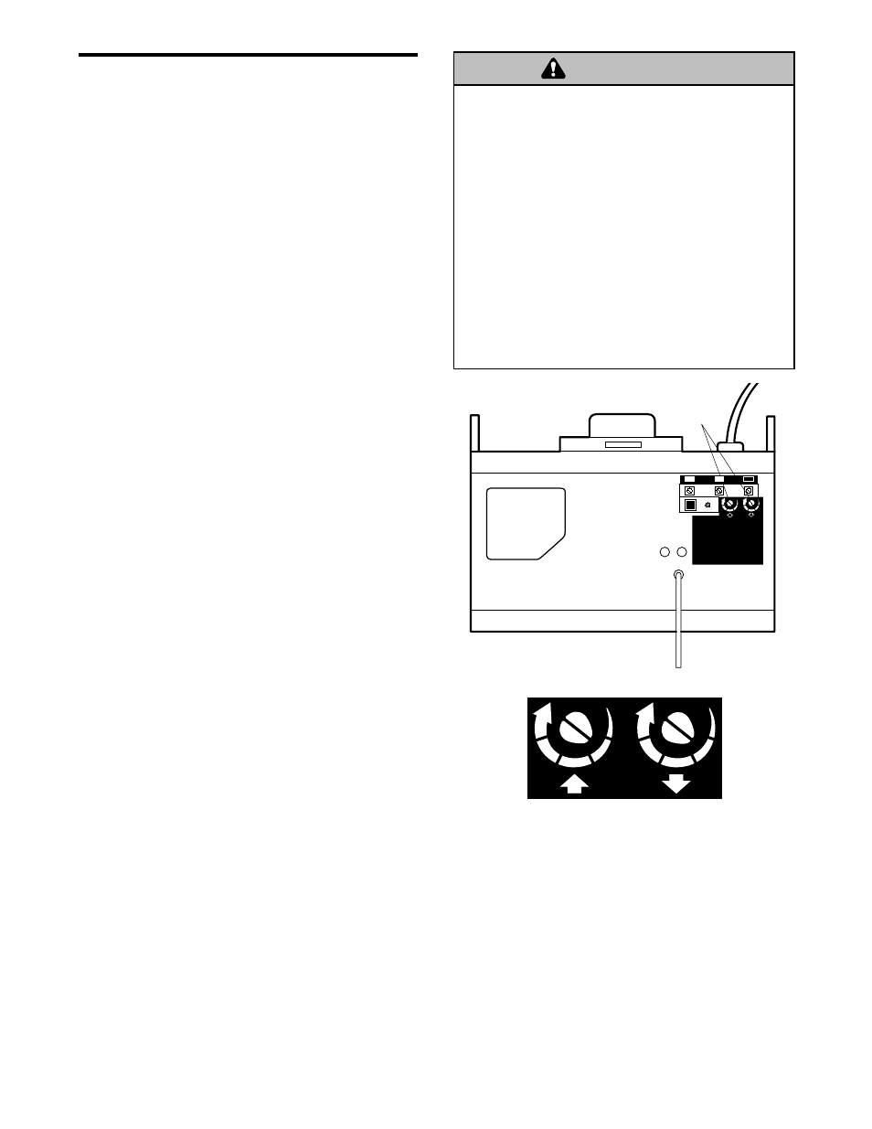 2)force, Warning, Adjustment step 2 | Adjust the force | Chamberlain 7220 1/2HP User Manual | Page 29 / 40