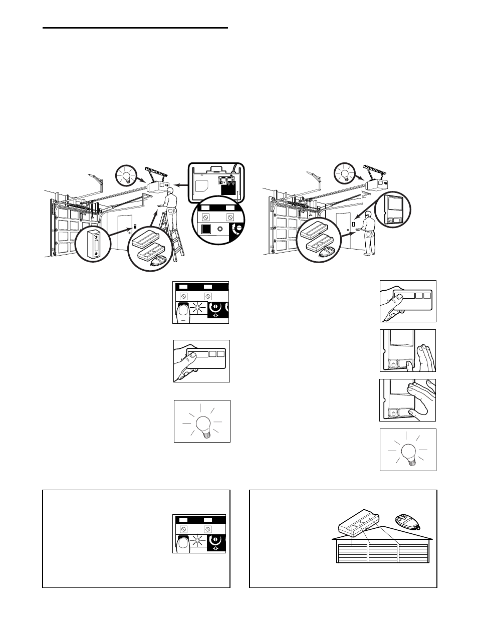 Programming, Multi-function remotes | Chamberlain 7220 1/2HP User Manual | Page 35 / 40