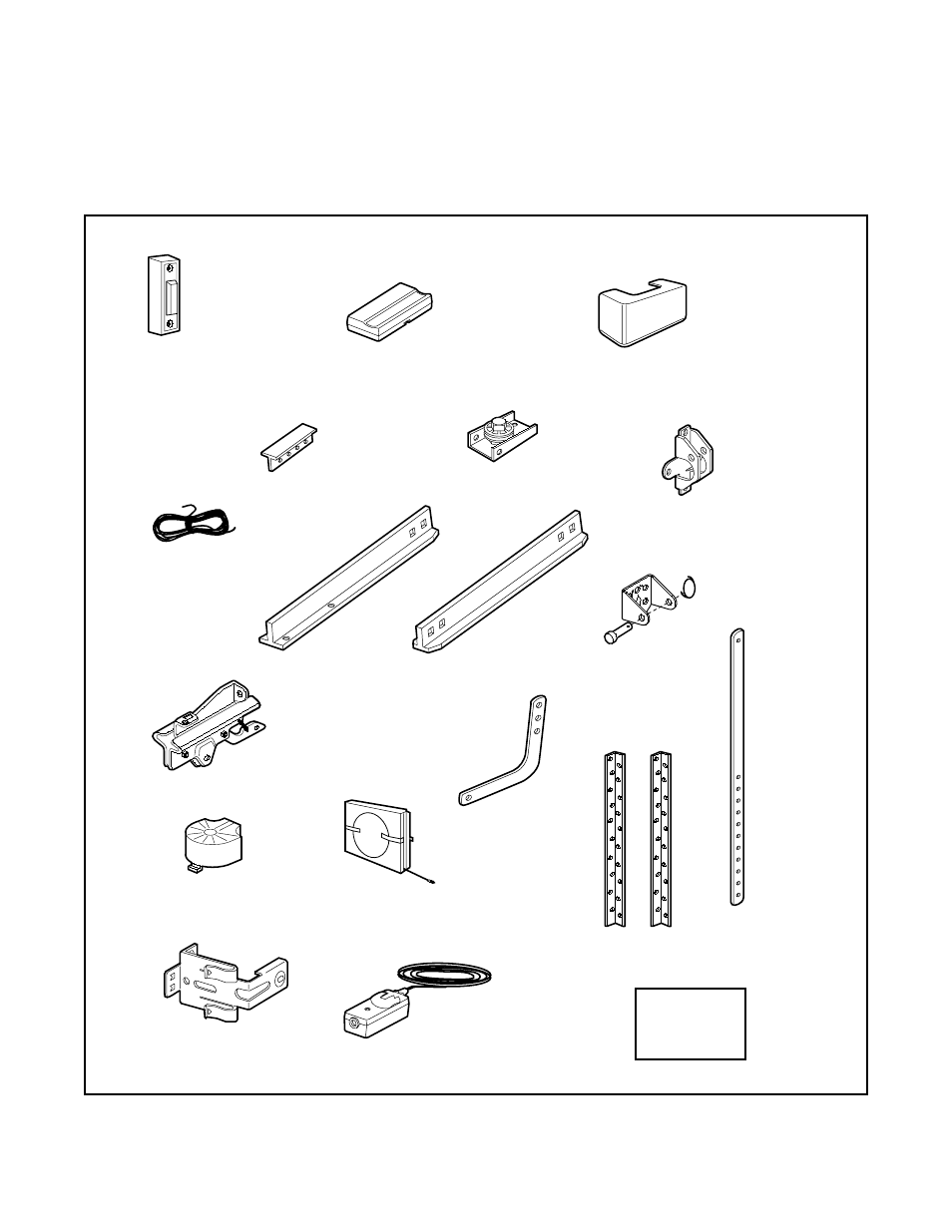 Carton inventory | Chamberlain 7220 1/2HP User Manual | Page 6 / 40