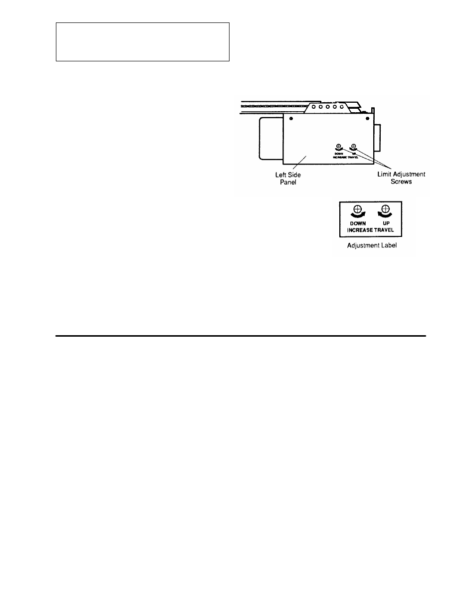 1) adjust up and down limits, Adjustment step 1 | Chamberlain 1145-1/3HP User Manual | Page 20 / 28