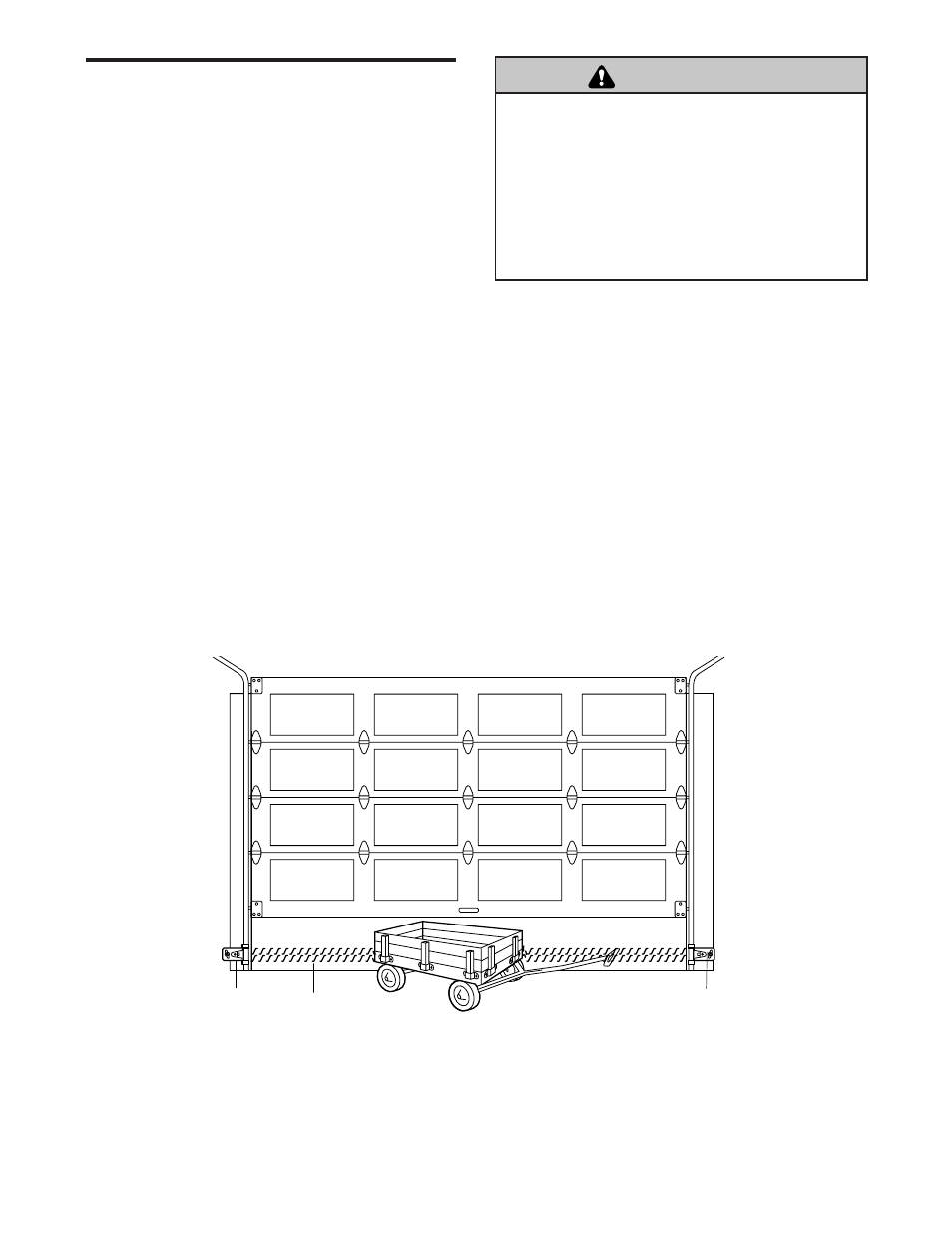 Warning, Installation step 10 | Chamberlain 1265-267 1/2 HP User Manual | Page 17 / 36