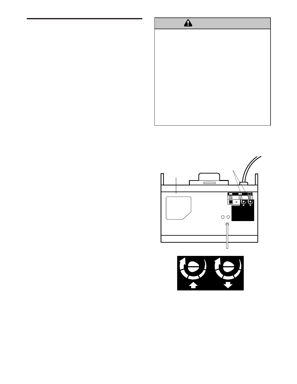 Forces, Warning, Adjustment step 2 | Adjust the force | Chamberlain 1265-267 1/2 HP User Manual | Page 25 / 36