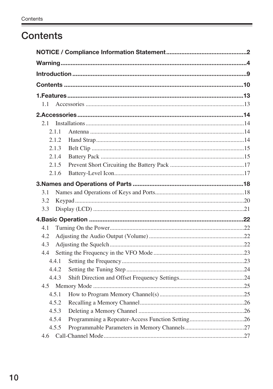 Alinco DJ-175 User Manual | Page 10 / 60