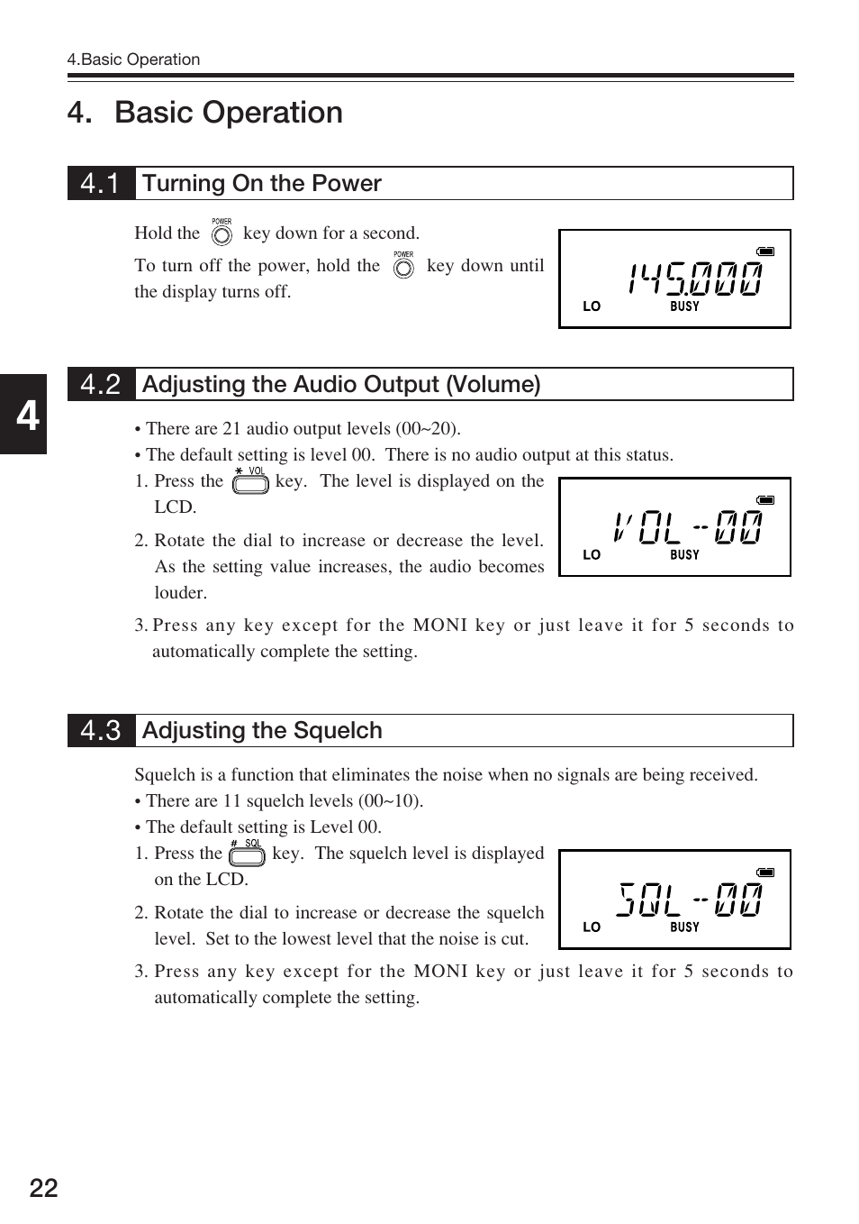Basic operation | Alinco DJ-175 User Manual | Page 22 / 60