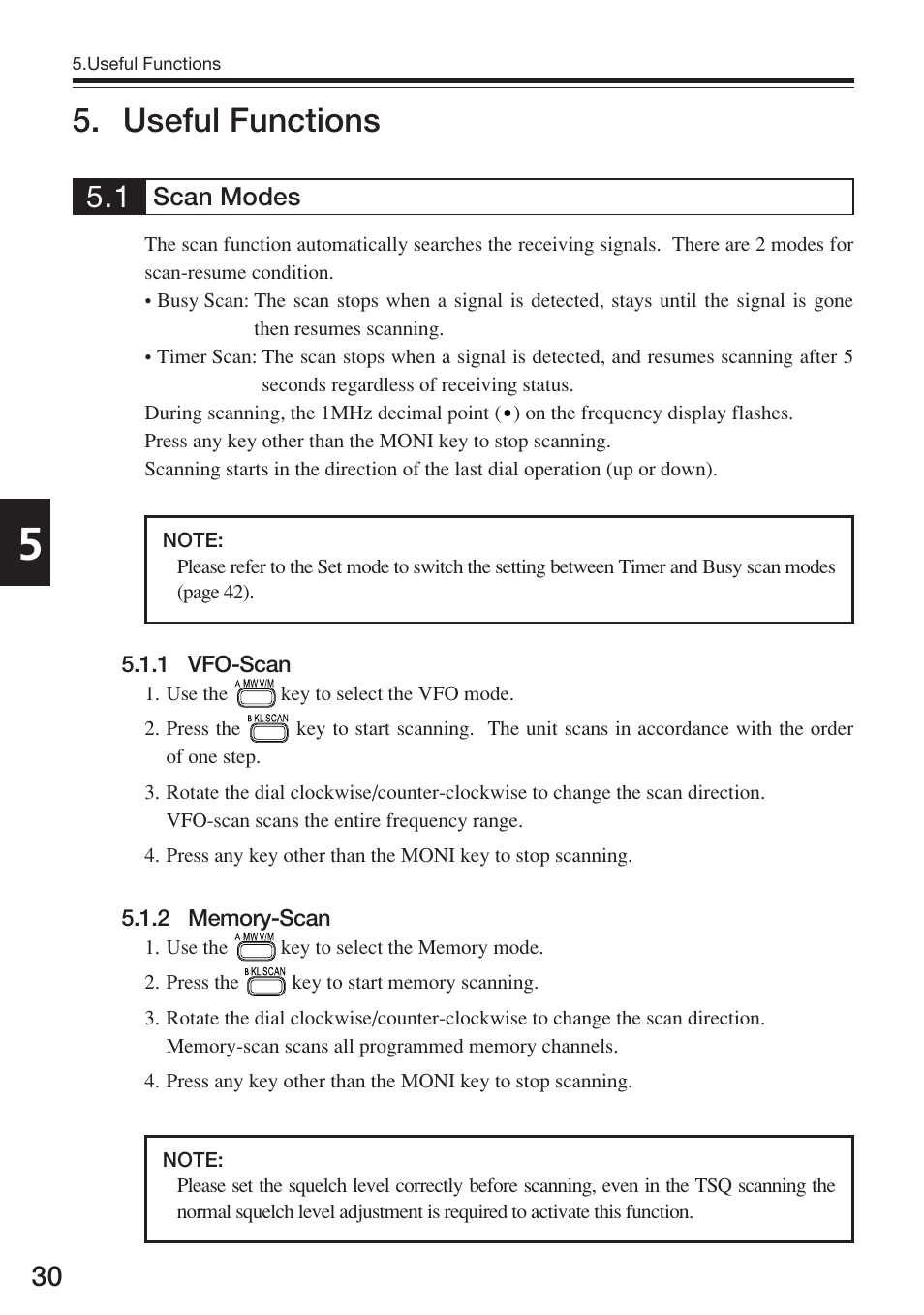 Useful functions | Alinco DJ-175 User Manual | Page 30 / 60