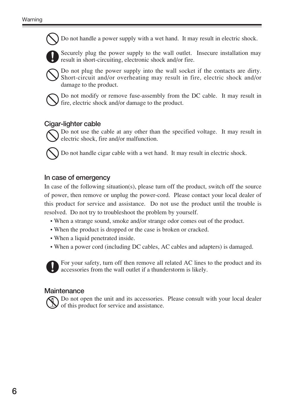 Alinco DJ-175 User Manual | Page 6 / 60