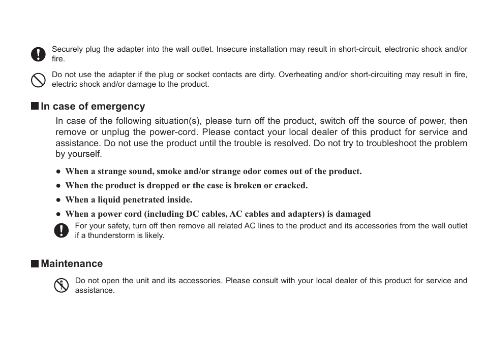 Maintenance | Alinco DJ-500 User Manual | Page 10 / 69