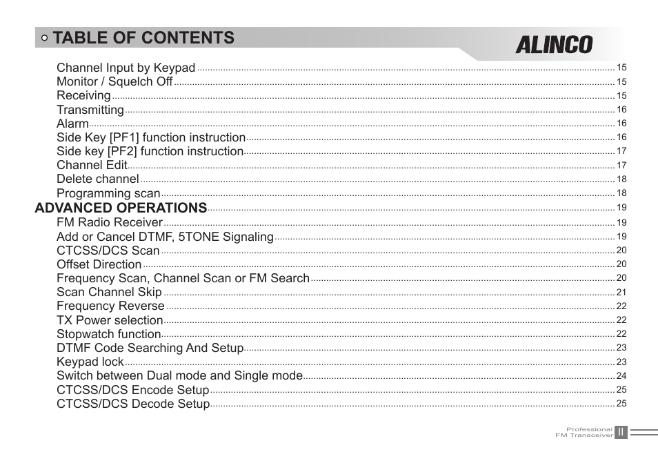 Alinco DJ-500 User Manual | Page 14 / 69