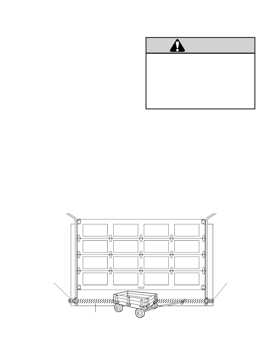 Safety reversing system, Warning, The protector system | Chamberlain 2000SDR 1/2 HP User Manual | Page 12 / 36