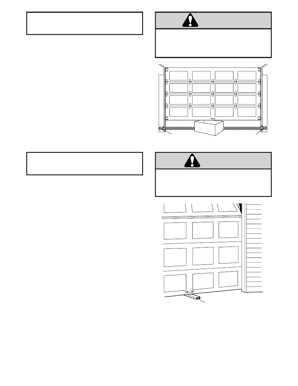 Test the safety reversing sensor, Test the safety reverse system, Warning | Adjustment step 4, Adjustment step 3 | Chamberlain 2000SDR 1/2 HP User Manual | Page 26 / 36