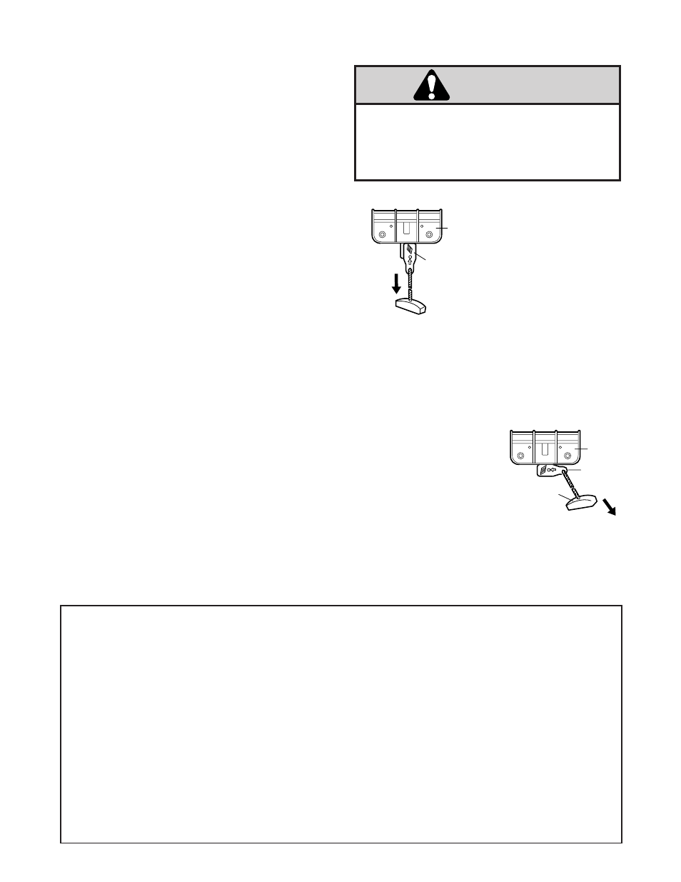 Operation of your opener, Warning, Operation of the door controls | Chamberlain 2000SDR 1/2 HP User Manual | Page 28 / 36