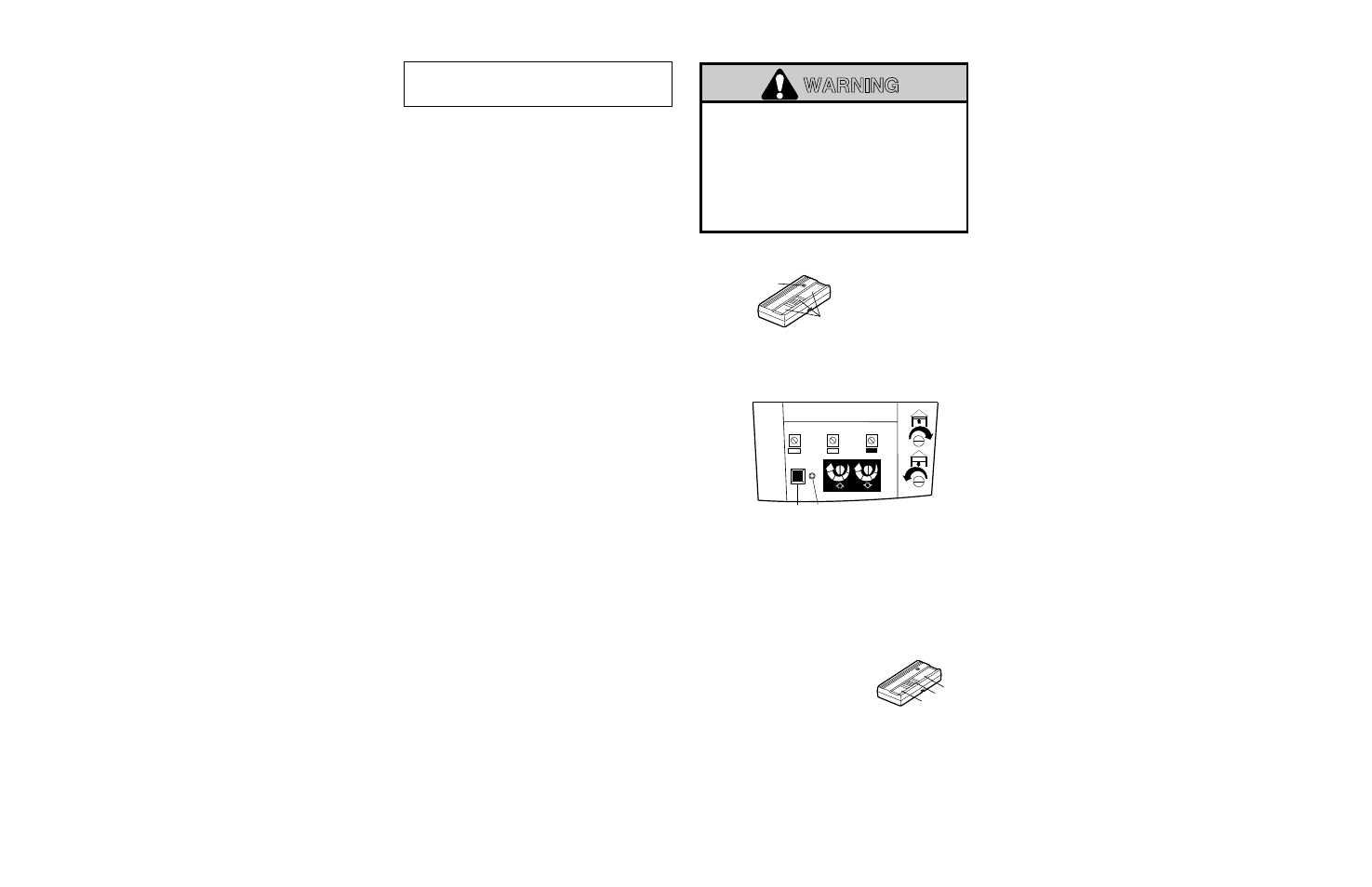 Receiver and remote control programming, Warning caution warning, Receiver & remote control programming | Security plus, Figure 1, Figure 2 | Chamberlain 2000SDR 1/2 HP User Manual | Page 29 / 36