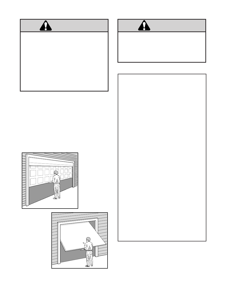 Safety information, Warning caution caution, Safety information and precautions | Chamberlain 2000SDR 1/2 HP User Manual | Page 3 / 36