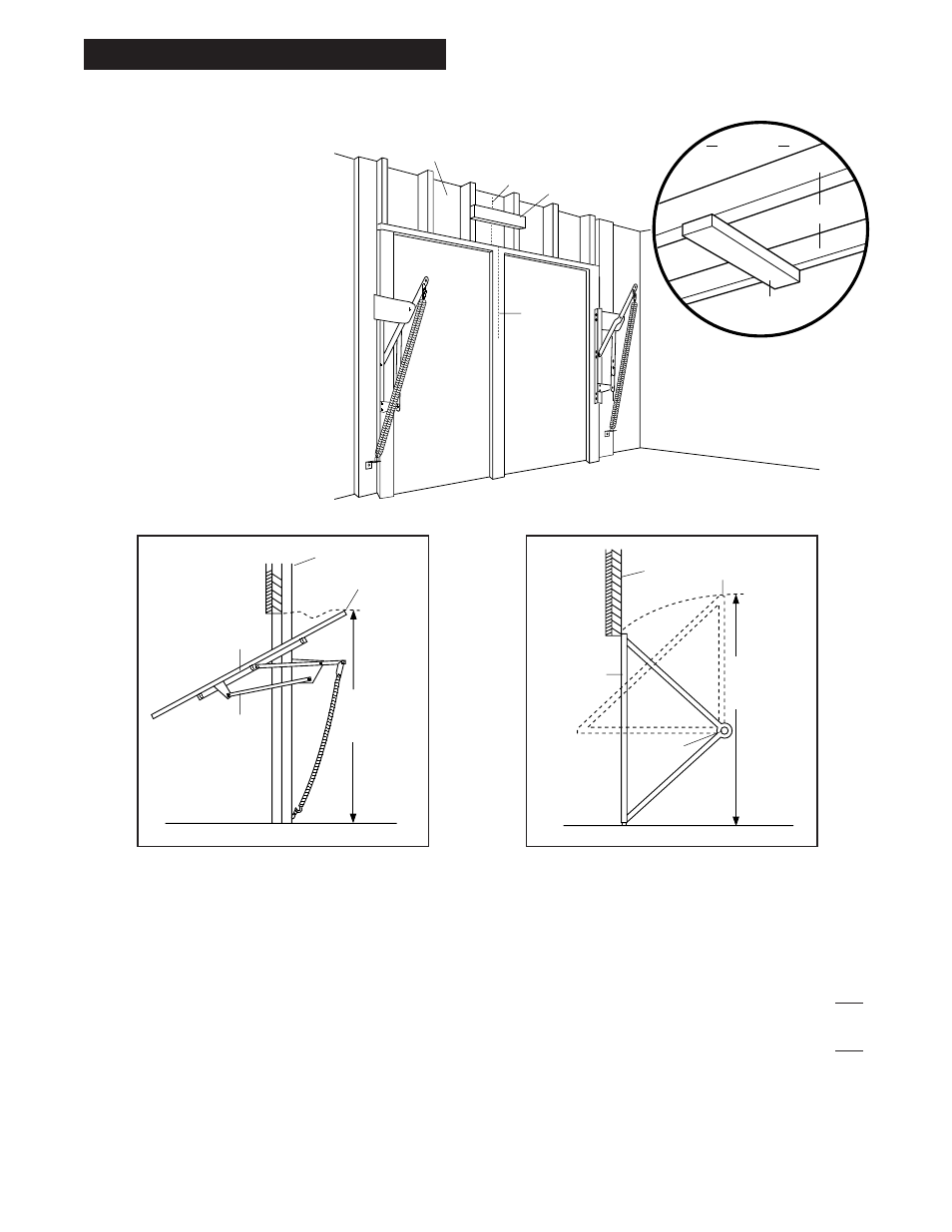 One-piece door w/o track, Proceed to step 2, page 10, One-piece door without track | Chamberlain 2000SDR 1/2 HP User Manual | Page 9 / 36