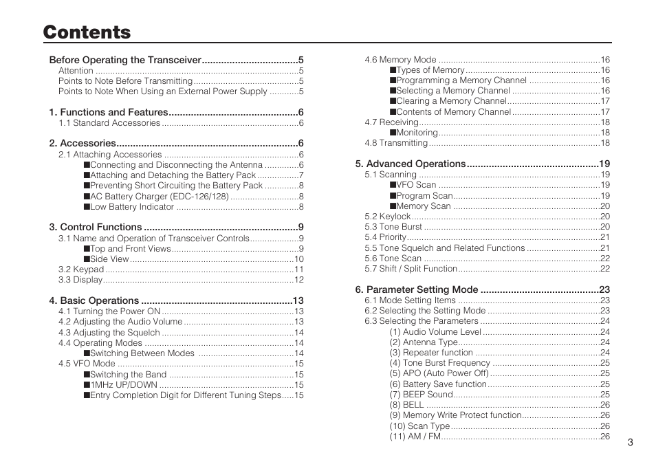 Alinco DJ-C7 User Manual | Page 3 / 34