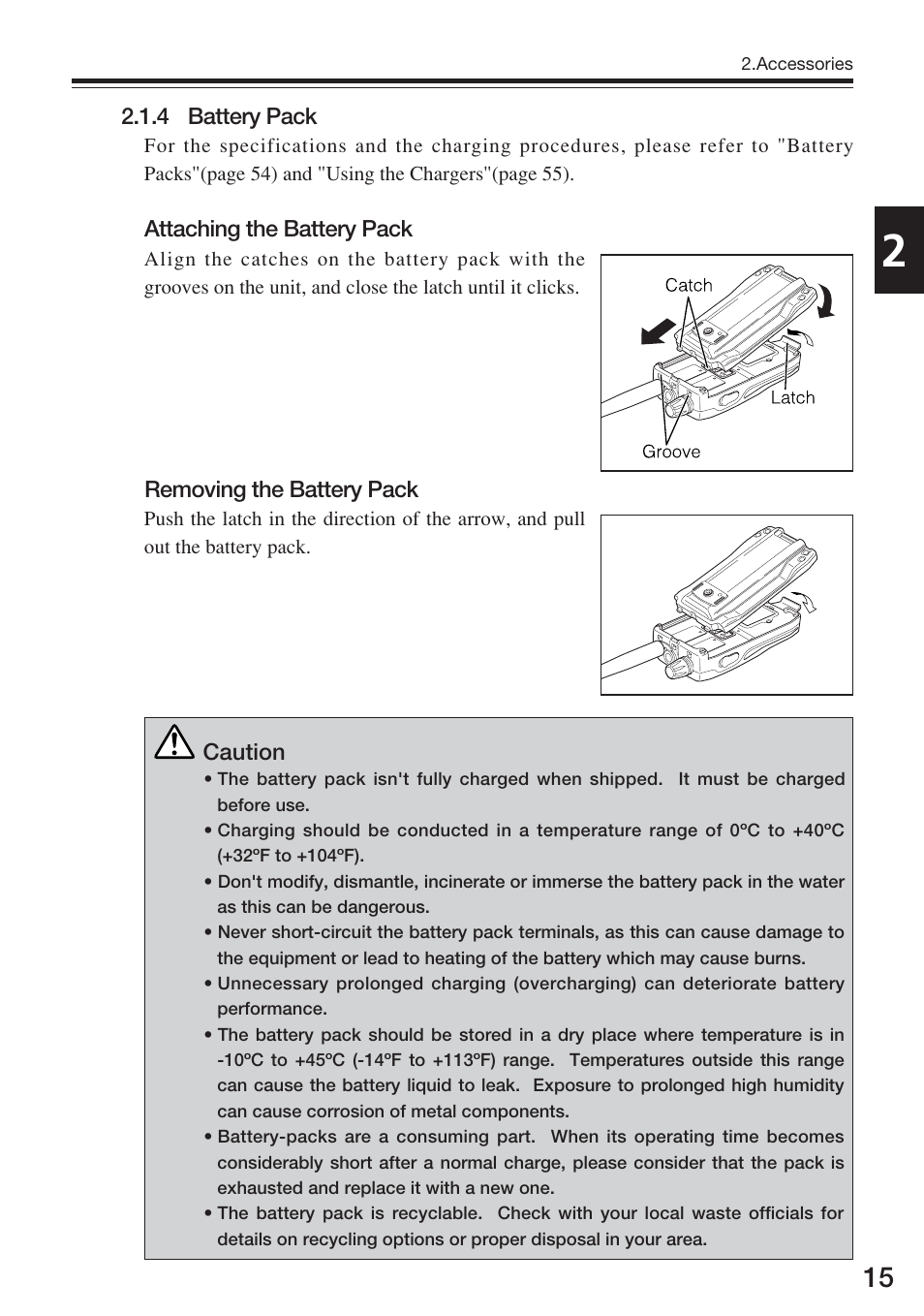 Alinco DJ-S17 User Manual | Page 15 / 66