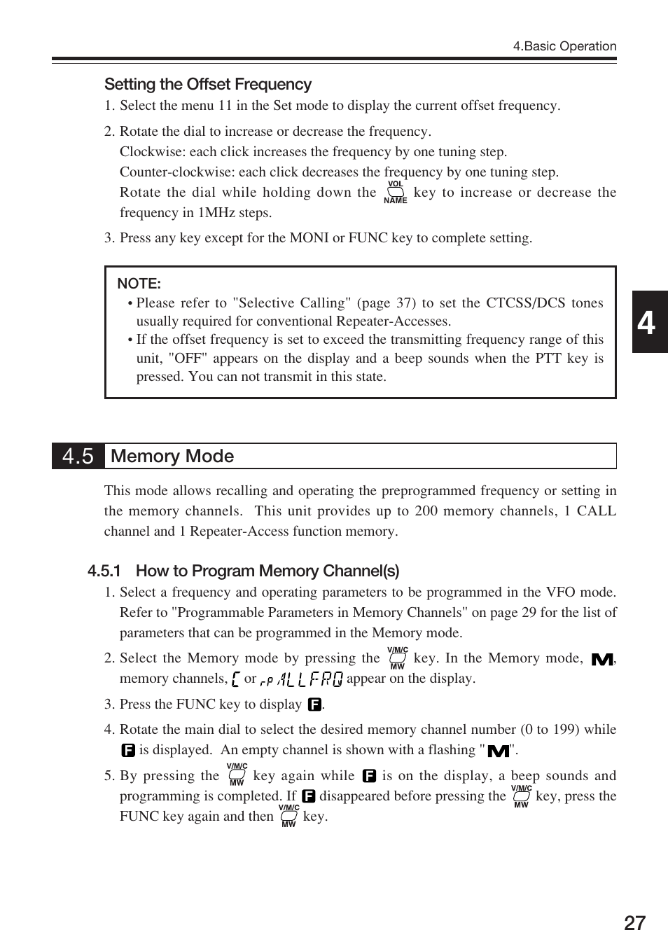 Alinco DJ-S17 User Manual | Page 27 / 66