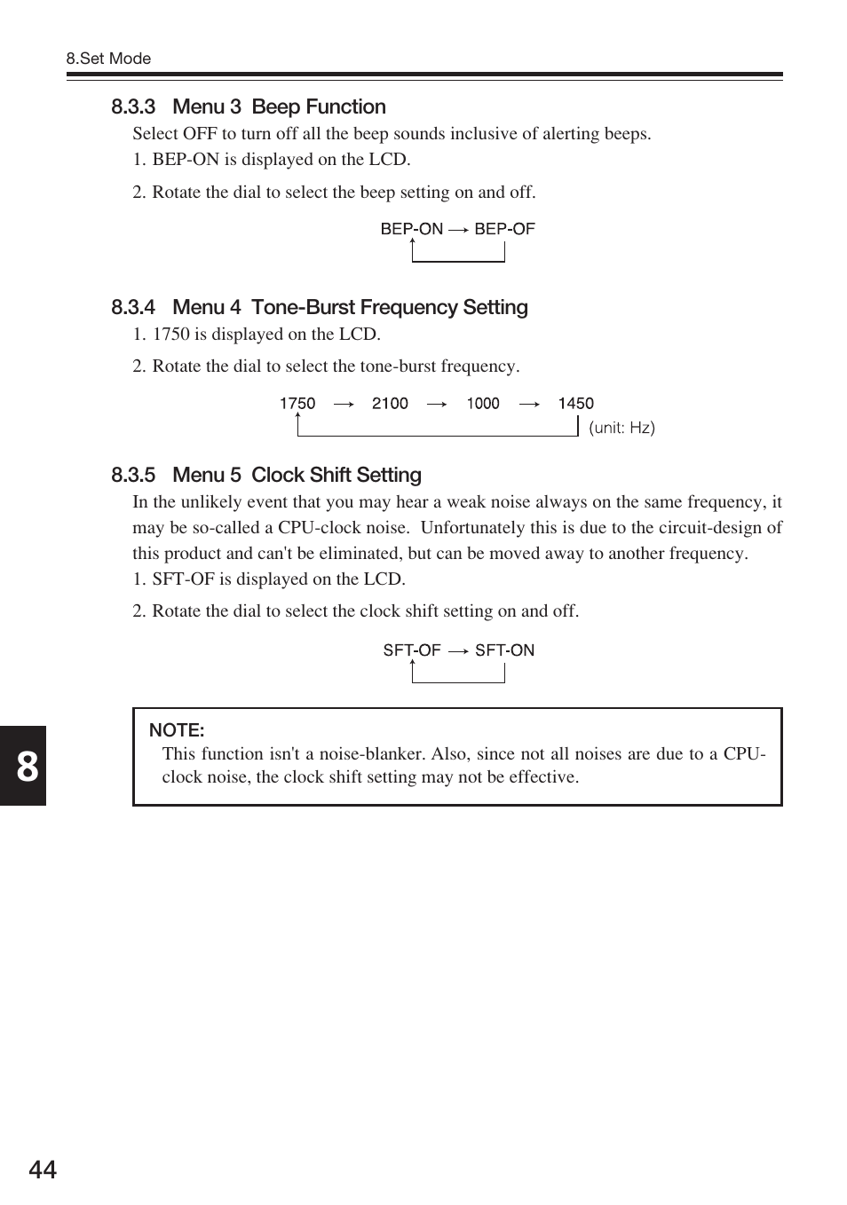 Alinco DJ-S17 User Manual | Page 44 / 66