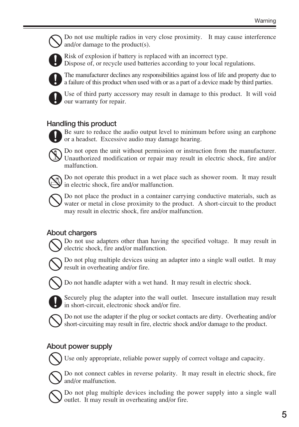 Alinco DJ-S17 User Manual | Page 5 / 66
