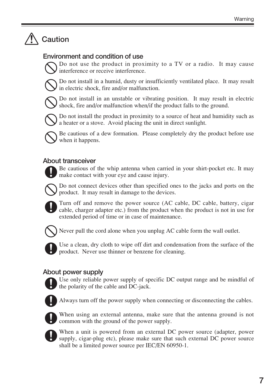 Alinco DJ-S17 User Manual | Page 7 / 66