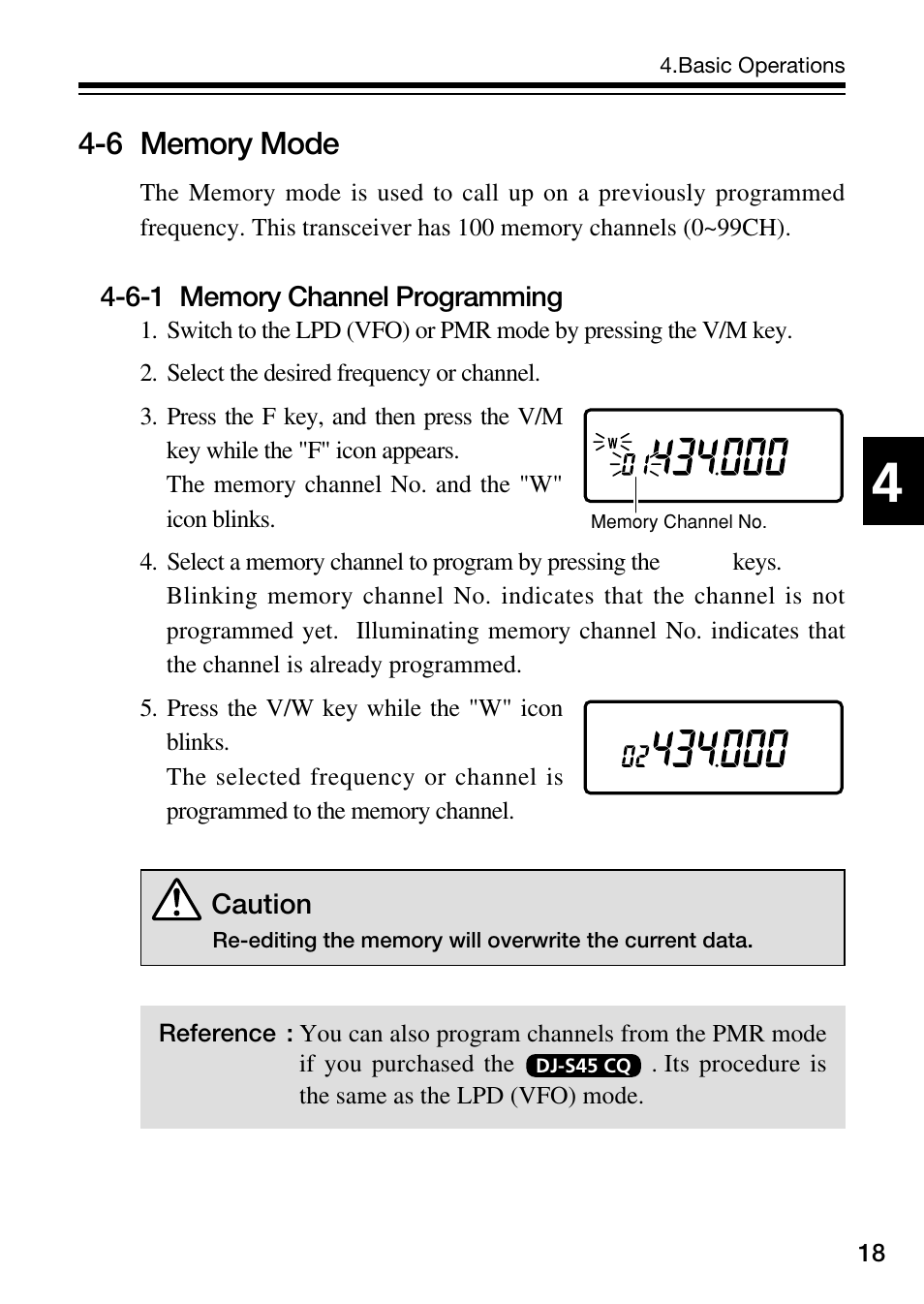Alinco DJ-S45 User Manual | Page 19 / 48