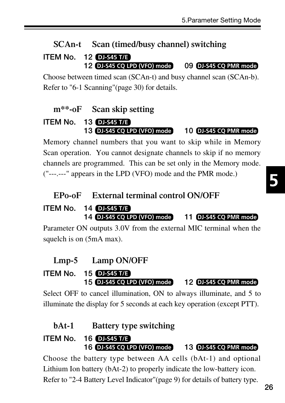 Alinco DJ-S45 User Manual | Page 27 / 48