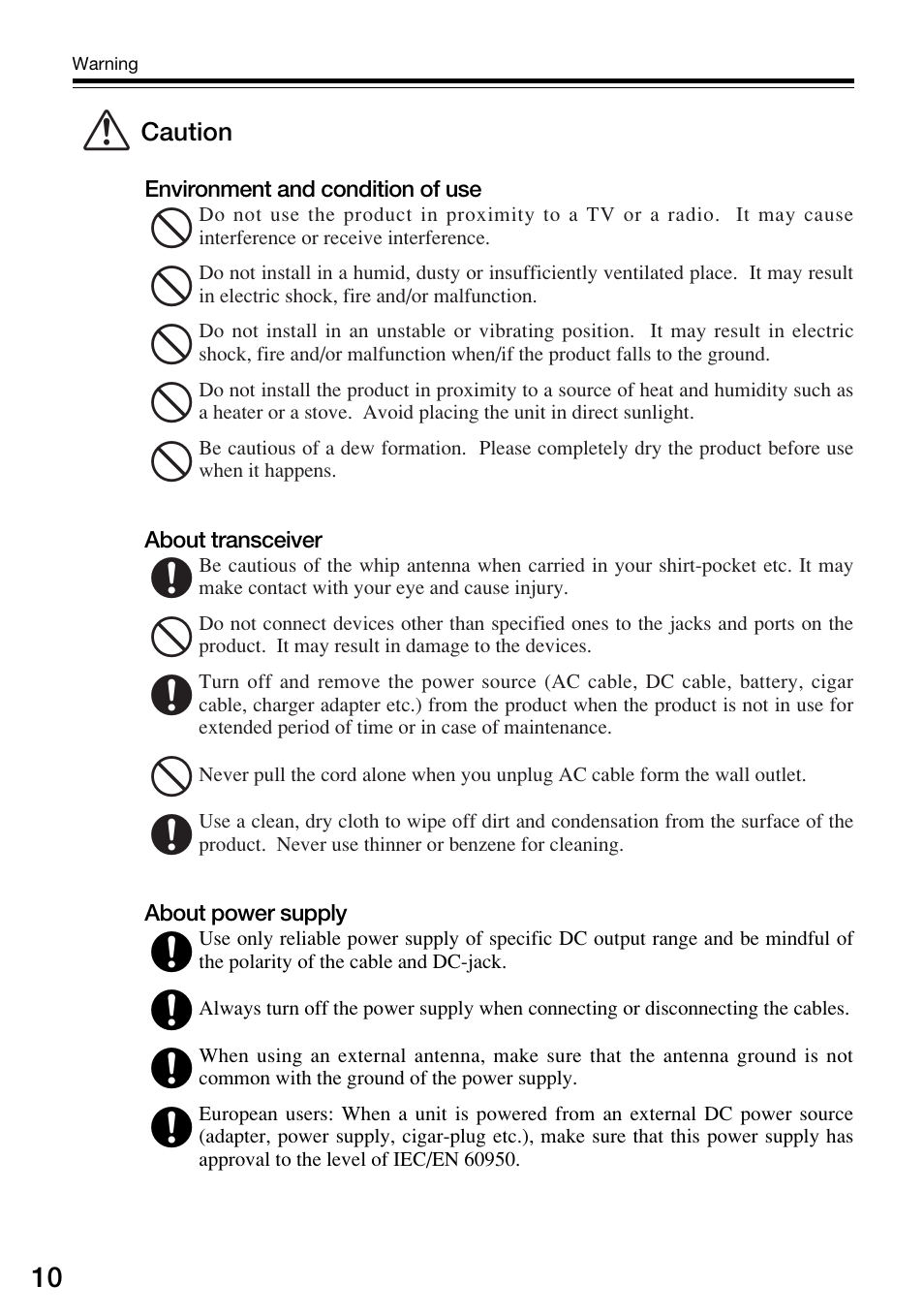 Alinco DJ-V57 User Manual | Page 10 / 72