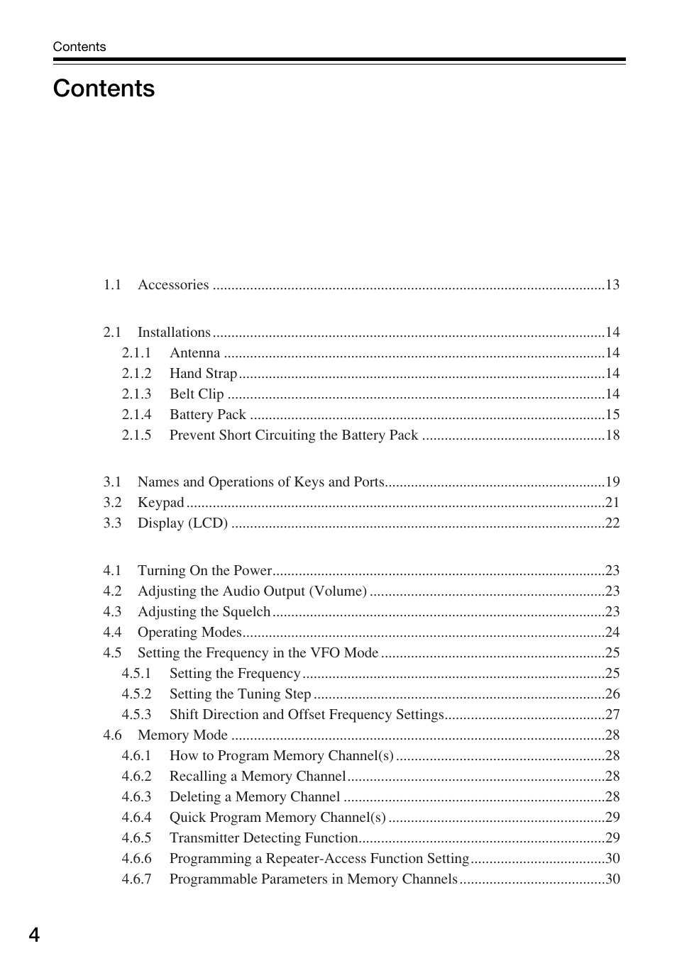 Alinco DJ-V57 User Manual | Page 4 / 72