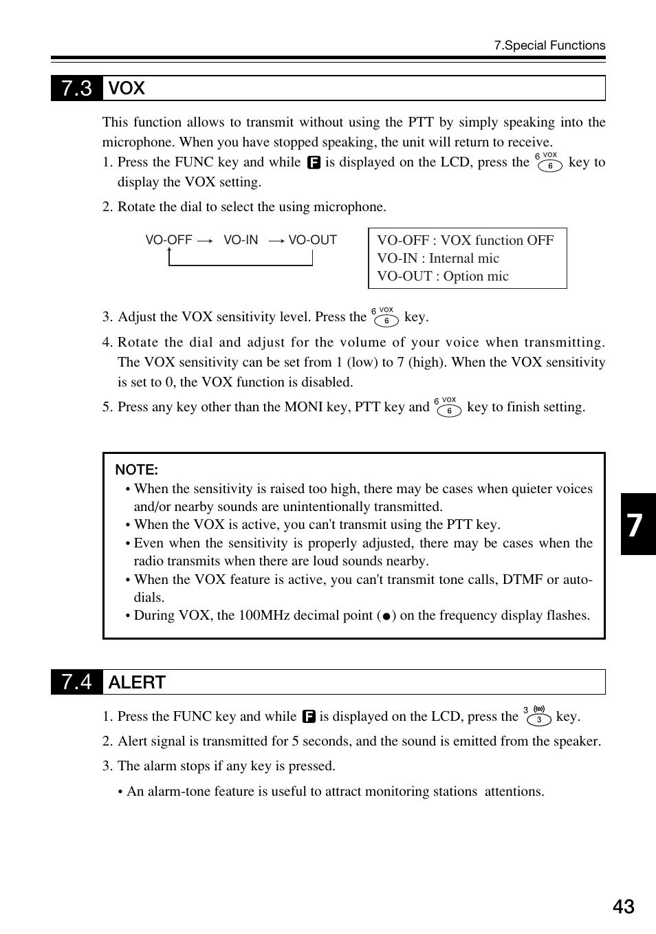 Alinco DJ-V57 User Manual | Page 43 / 72