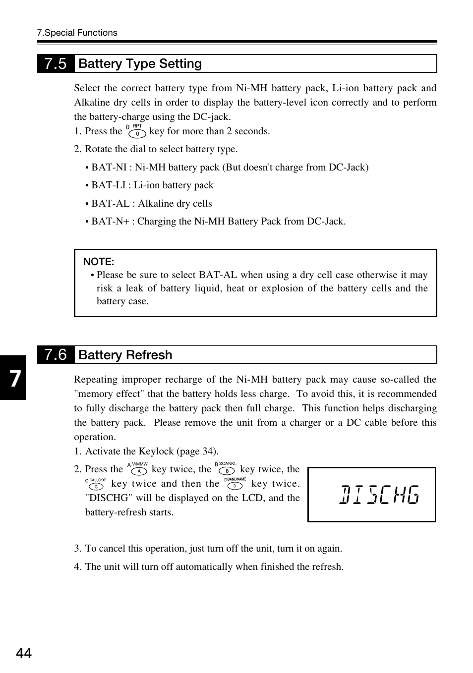 Alinco DJ-V57 User Manual | Page 44 / 72