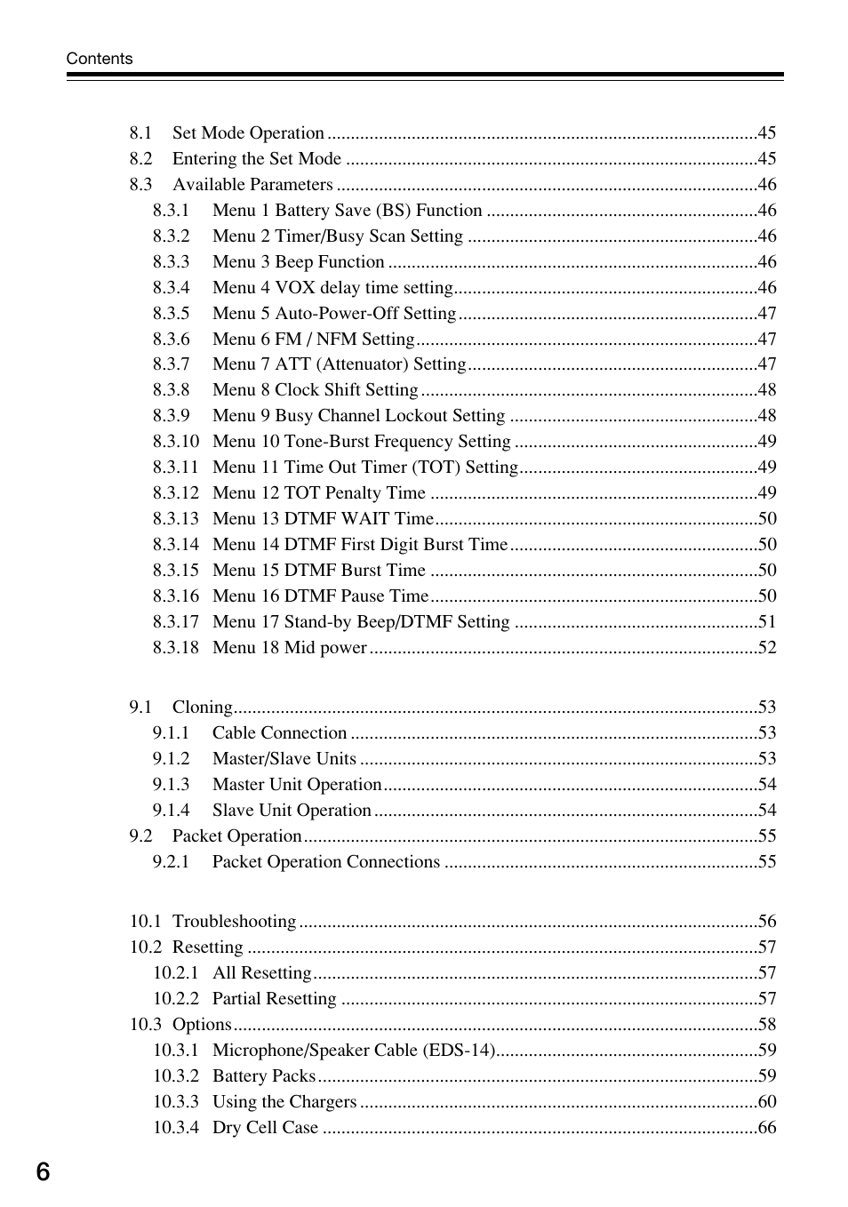 Alinco DJ-V57 User Manual | Page 6 / 72