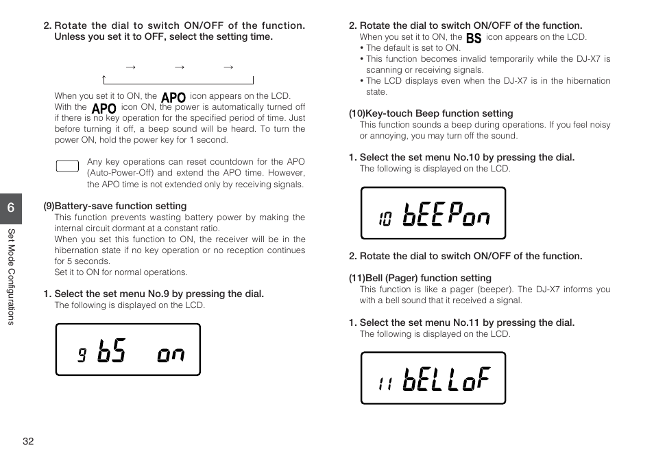 Alinco DJ-X7 User Manual | Page 32 / 42
