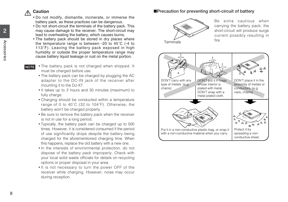 Alinco DJ-X7 User Manual | Page 8 / 42