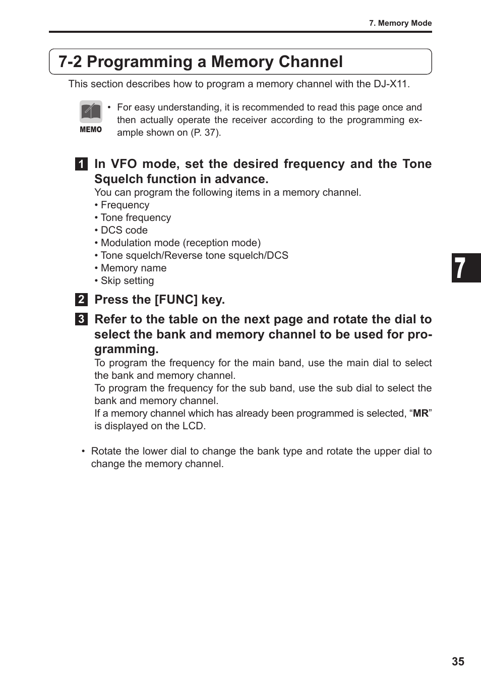 Alinco DJ-X11 User Manual | Page 35 / 113